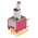RS PRO Toggle Switch, PCB Mount, On-On, DPDT, Through Hole Terminal