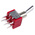 RS PRO Toggle Switch, PCB Mount, On-None-On, DPDT, Through Hole Terminal