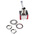 RS PRO Toggle Switch, PCB Mount, On-None-On, DPDT, Through Hole Terminal
