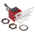 RS PRO Toggle Switch, PCB Mount, On-(On), DPDT, Through Hole Terminal