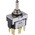 TE Connectivity Toggle Switch, Panel Mount, (On)-Off-(On), DPDT, Tab Terminal