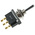 TE Connectivity Toggle Switch, Panel Mount, (On)-Off-(On), SPDT, Solder Terminal, 125V ac