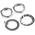 APEM Toggle Switch, Panel Mount, On-Off-(On), DPST, Solder Terminal