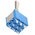 APEM Toggle Switch, Panel Mount, On-On, 3PDT, Solder Terminal