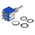 APEM Toggle Switch, Panel Mount, On-Off-On, DPST, Solder Terminal