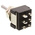 KNITTER-SWITCH Toggle Switch, Panel Mount, (On)-Off-(On), DPDT, Solder Terminal