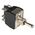 APEM Toggle Switch, Panel Mount, On-Off-On, DPDT, Tab Terminal