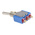 APEM Toggle Switch, Panel Mount, On-On, SPST, Solder Lug Terminal