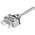 Apem Toggle Switch, Panel Mount, (On)-Off-(On), SPDT, Solder Terminal