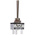 Apem Toggle Switch, Panel Mount, (On)-Off-(On), SPDT, Solder Terminal
