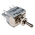APEM Toggle Switch, Panel Mount, (On)-Off-(On), DPDT, Solder Lug Terminal, 250V ac