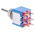 APEM Toggle Switch, PCB Mount, On-Off-On, DPST, PC Terminal Terminal, 20V ac/dc