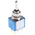 APEM Toggle Switch, PCB Mount, On-Off-On, DPST, PC Terminal Terminal, 20V ac/dc