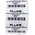 Fluke APP1000 PAT Testing Label, For Use With 6000 Series