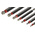 Volkel M10, M12, M3, M4, M5, M6, M8 Plug Thread Gauge Set Plug Gauge Set, 0.5mm Pitch Diameter