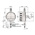 Mitutoyo 543-710BMetric Plunger Digital Indicator, 12.7 mm Measurement Range, 0.01 mm Resolution , 0.02 mm Accuracy