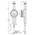 Mitutoyo 543-730BMetric Plunger Digital Indicator, 50.8 mm Measurement Range, 0.001 mm Resolution , 0.005 mm Accuracy