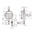 Mitutoyo 543-782-10Imperial, Metric Plunger Digital Indicator, 12.7 mm Measurement Range, 0.01 mm Resolution , ±0.02 mm