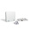 ebm-papst 8350000147 Data Logging Air Quality Monitor for CO2, Humidity, PM 2.5, Temperature, TVOC, RESET Viral Index,