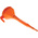 RS PRO 1.2L Plastic Heavy Duty Funnel, With 160mm Funnel Diameter, 45mm Stem Diameter