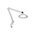 Luxo CIL027984 LED Magnifying Lamp with Table Clamp Mount, 5dioptre, 165mm Lens Dia., 165mm Lens