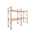Manorga Steel Galvanised, Orange Storage Racking, 3000mm, 2700mm x 130mm x 2700mm