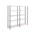 Manorga Steel Dark Grey, Light Grey Storage Racking, 2000mm, 1500mm x 1200mm x 1500mm