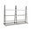 Manorga Steel Dark Grey, Light Grey Storage Racking, 2500mm, 1800mm x 50mm x 340mm