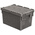RS PRO Plastic Equipment case, 600 x 400 x 365mm