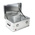 RS PRO Waterproof Metal Equipment case, 250 x 580 x 385mm