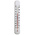 Brannan Wall Mount Glass Thermometer, +50 °C max