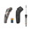 Testo 830-T4-Set Infrared Thermometer Bundle, -30°C Min, ±1 °C Accuracy, °C Measurements