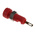 Hirschmann Test & Measurement Red Female Banana Plug - Solder, 60V dc