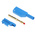 Staubli Blue Male Banana Plug, 4 mm Connector, Solder Termination, 32A, 1000V, Gold Plating