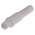 RS PRO White Male Banana Plug, 4 mm Connector, Solder Termination, 10A, 1000V, Tin Plating