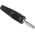 binder Black Male Banana Plug, 4 mm Connector, 16A, 50V, Nickel Plating