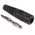 binder Black Male Banana Plug, 4 mm Connector, 16A, 50V, Nickel Plating