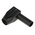RS PRO Black Male Banana Plug, 4 mm Connector, Solder Termination, 10A, 1000V, Nickel Plating