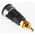 Hirschmann Test & Measurement Black Female Banana Socket, 4 mm Connector, Solder Termination, 32A, 1000V ac/dc, Gold