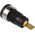 Hirschmann Test & Measurement Black Female Banana Socket, 4 mm Connector, Tab Termination, 32A, 1000V ac/dc, Gold