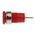 Hirschmann Test & Measurement Red Female Banana Socket, 4 mm Connector, Tab Termination, 32A, 1000V ac/dc, Gold Plating
