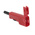 Hirschmann Test & Measurement Red Male Banana Plug, 4 mm Connector, Screw Termination, 30A, 60V dc, Nickel Plating