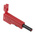 Hirschmann Test & Measurement Red Male Banana Plug, 4 mm Connector, Screw Termination, 30A, 60V dc, Nickel Plating