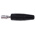 Hirschmann Test & Measurement Black Male Banana Plug, 4 mm Connector, Screw Termination, 16A, 30 V ac, 60V dc, Nickel