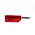 Hirschmann Test & Measurement Red Male Banana Plug, 4 mm Connector, Screw Termination, 30A, 30 V ac, 60V dc, Nickel