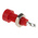 WIMA Red Female Test Socket, 2mm Connector, Solder Termination, 10A, Tin Plating