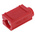 RS PRO Red Female Test Socket, 4 mm Connector, 10A, 50V, Silver Plating