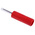 RS PRO Red Male Banana Plug, 4 mm Connector, Solder Termination, 10A, 50V, Silver Plating