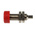 Schutzinger Red Female Banana Socket, 4 mm Connector, 32A, 33 V ac, 70V dc, Nickel Plating