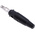Hirschmann Test & Measurement Black Male Banana Plug, 4 mm Connector, Screw Termination, 16A, 60V dc, Nickel Plating